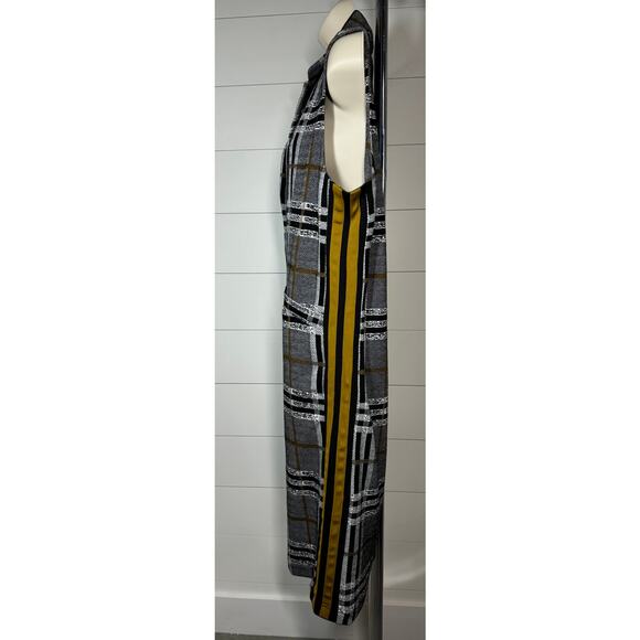 NWT - Plaid Sleeveless Duster - By Current Air Los Angeles (Size M) - Picture 7 of 9